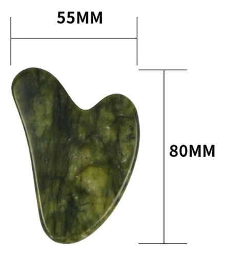 Tabla Gua Sha Con Piedra De Cuarzo E Jade Para Rostro, Cuell