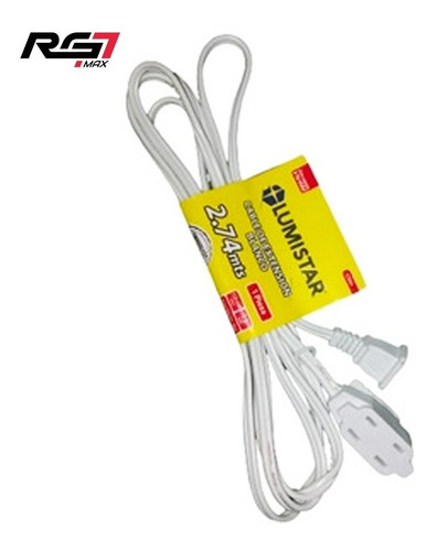 Cable De Extension Blanca De 2,74mts 