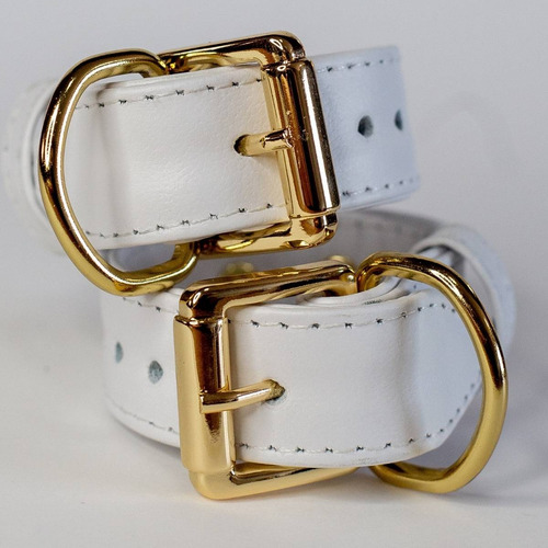 Pulseira Bracelete Couro Legítimo Haloween Ajustável Fivela Comprimento 17 Cm Cor Branco Diâmetro 0 Cm