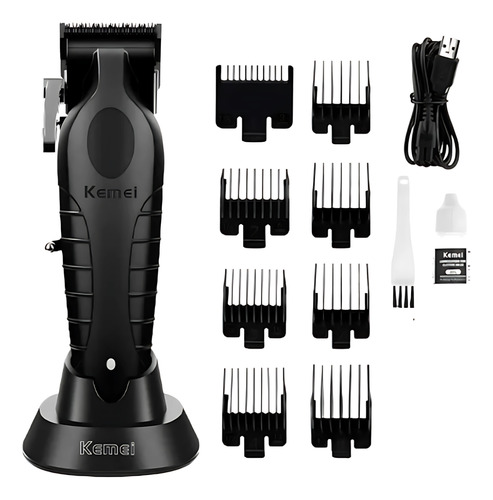 Kit Maquinas Kemei Clipper 2296 + Trimmer 2299 + Shaver 3382 Varios