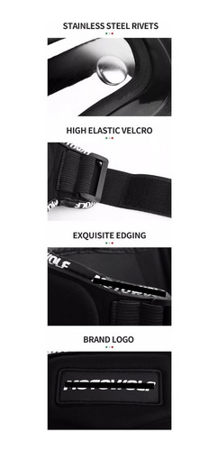 Imagen 7 de 10 de Rodilleras Motociclista Protecciones Rodillas Acero Inox.