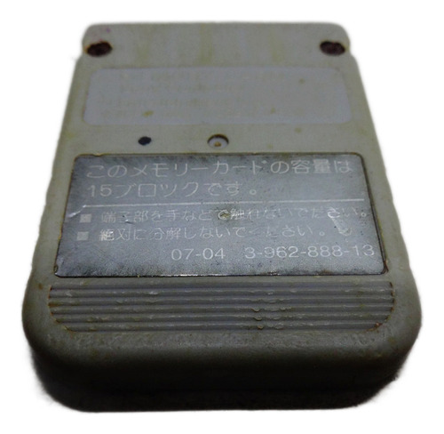 Memory Card Psone Playstation 1 Ps1 Cod K Cinza (Usado)