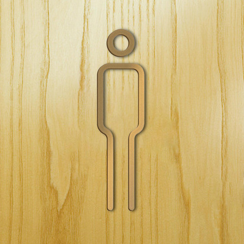 Letrero De Baño Acrílico, Símbolos De Puerta De Baño,