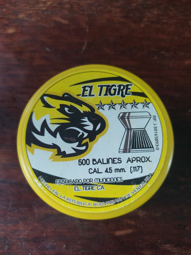 Balines Municiones Diabolos 4.5 Y 5.5 El Tigre Orignls Plomo