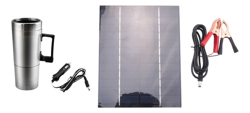 Placa De Carga De Batería De Panel Solar De 5,5 W Y 12 V, Re