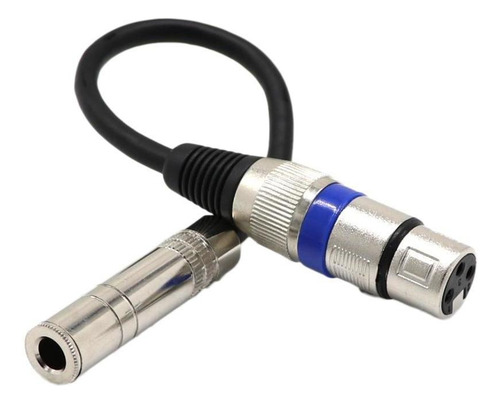 Conector Hembra Hembra Esté A Xlr De 1/4 Pulgadas Y 6,35 Mm