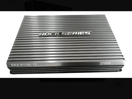 Imagen 1 de 6 de Amplificador Rock Series 1 Canal Rks-p1100.1d 2200 Watts 