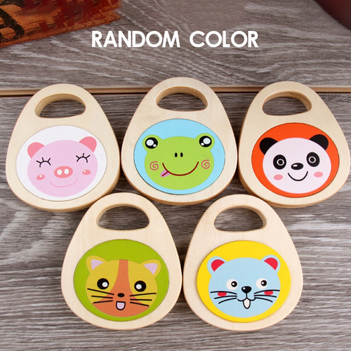 Imagen 4 de 12 de Castañuelas De Madera De Dibujos Animados, Tablero De