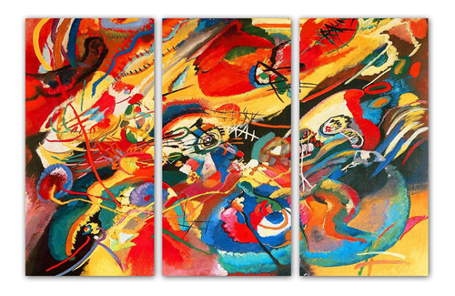 Cuadro 80x120cm Kandinsky Arte Pintura Colores