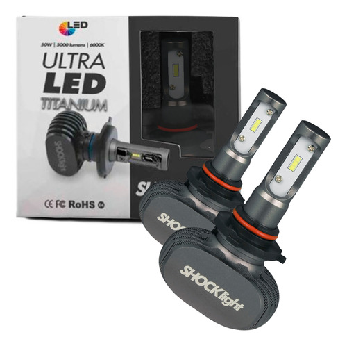 Ultraled Titanium 9005 Hb3 6000k 12v 50w 5000lm - Shocklight