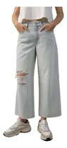 Comprar Jeans Strigid Cropped Holgado Rasgados American Eagle Mujer