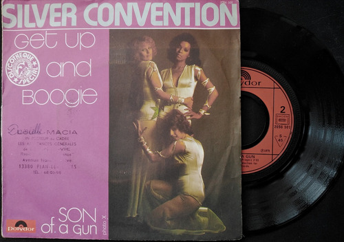 Silver Convention  Get Up And Boogie  7 , 45 Rpm Vinilo