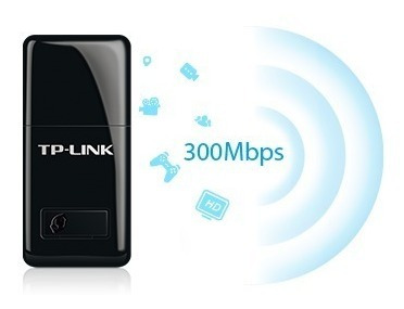 Imagen 2 de 4 de Adaptador Tp Link Tl-wn823n 300mbps Mini 823n Usb Wifi