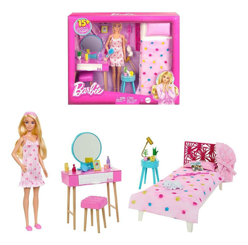 Barbie Cuarto De Los Sueños Muñeca Juguete Set