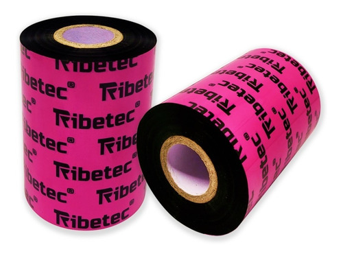 24 Ribbon De Cera 80x300 Mts Para Impresora De Etiquetas C1 