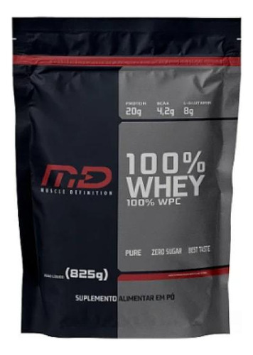 Whey Protein 100% Whey Refil 825g - Muscle Definition - Md