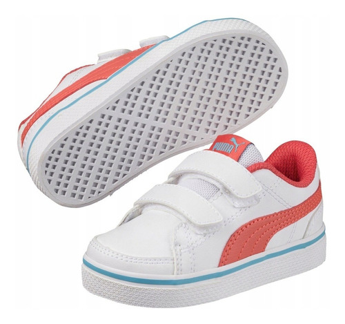 zapatos puma originales para niños rojos