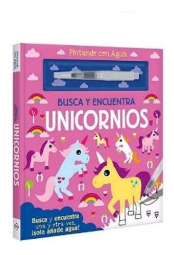 Water Wow, Libro De Agua Unicornios, Pinta Con Agua