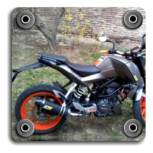 Imagen 2 de 2 de Escape Deportivo Completo R72 Ktm 390 Duke 2013-2016