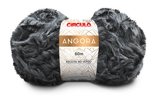 Lã Angorá Circulo 100gr Cor Angora - 8842 - Viga