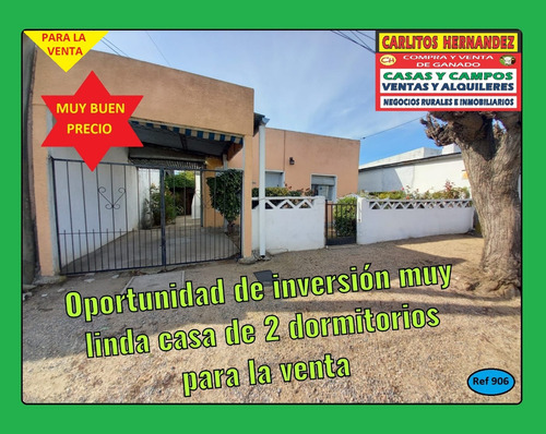 Ref 906) **  V - Oportunidad De Inversión Muy Linda Casa De 2 Dormitorios Para La Venta  En San José