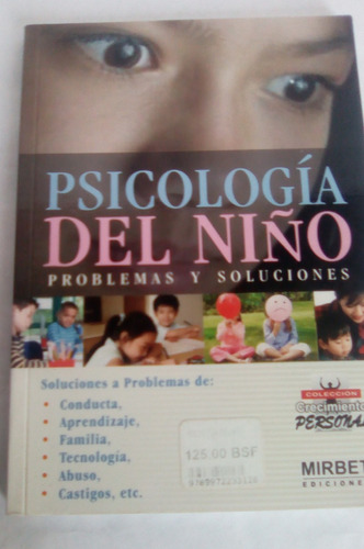 Libro Físico Psicología Del Niño Problemas Y Soluciones 