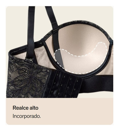 Leonisa Strapless Bustier 360° De Perfección Encaje 36b 38b