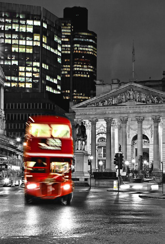 Cuadro Canvas Londres London Ciudades Europa Viajes Bus