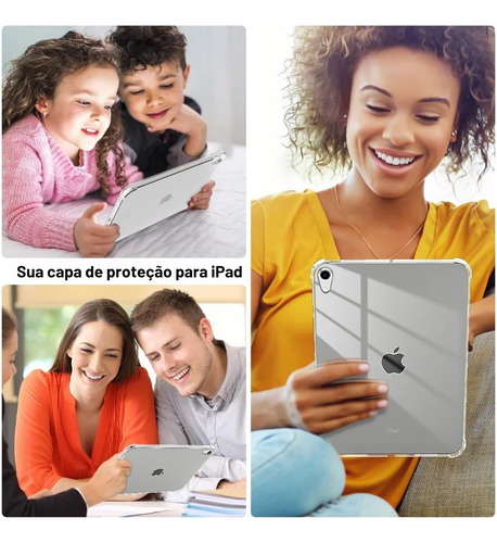 Capa Capinha Air Impacto Para Ipad Air 13 2024 M2 Case Air6