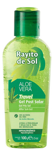Gel Post Solar Aloe Vera S/alcohol Rayito De Sol X 100 G