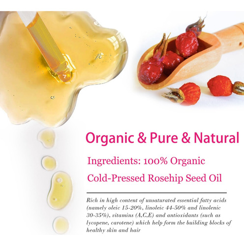 Aceite De Semilla De Rosa Mosqueta Mmpang Organic 30 Ml Para