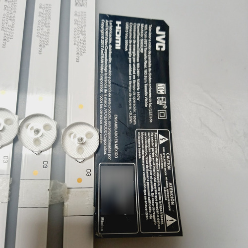 Kit De Leds Para Pantalla Jvc Modelo Si65urf (Usado)