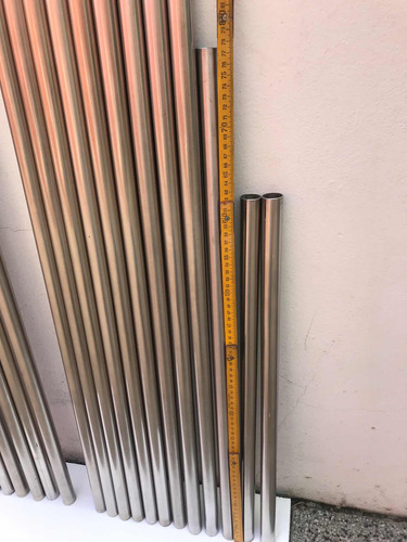 Caño Metal Redondo / 25 Diam. X 2mm. Lote 19 Dif / Med. (Usado)