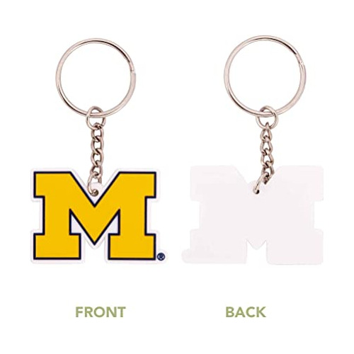 Llavero De Universidad De Michigan Wolverines Um U Of M...