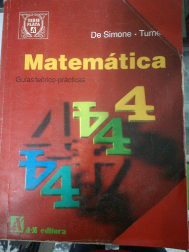 Libro Matemática 4 De Simone Turner Az