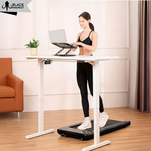 Base Soporte Para Laptop Elevada Ajustable Con Giro 360 Color Negro