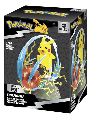 Pokemon Figura Deluxe Pikachu Collector Edition Con Luz