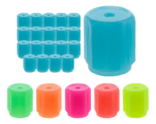 comprar 20 Tapon Para Valvula Pivote Llanta Fluorescentes Brillantes
