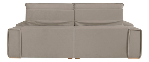 Sofá Retrátil Reclinável Com Porta Copos 230cm Cg