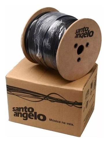 Cabo Em Rolo De Microfone Santo Angelo 0,30mm Mod Sc30 100m