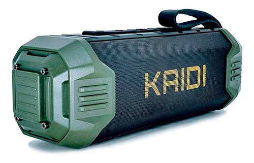 Alto-falante Kaidi Max Kd-805 Portátil Com Bluetooth E Wifi Waterproof Verde-escuro 110v/220v 