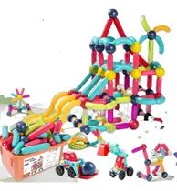 Comprar Bloques Magnéticos Titrot Para Niños, 64 Piezas Construir