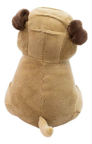 Cachorro Pug De Pelúcia 18cm Fofo E Encantador
