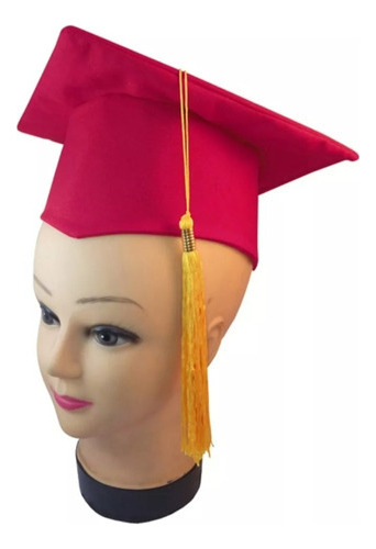 Birrete Para Graduación Gorro Adultos Colores Escuelas Traje