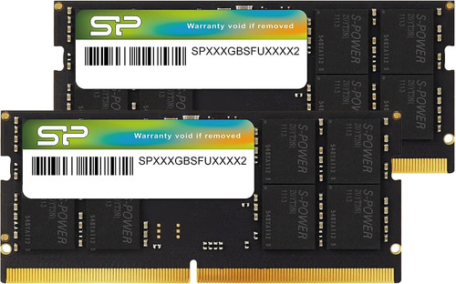 Memoria Ram Silicon Power, 2 X 32 Gb, Ddr5, 4800 Mhz, Sodimm