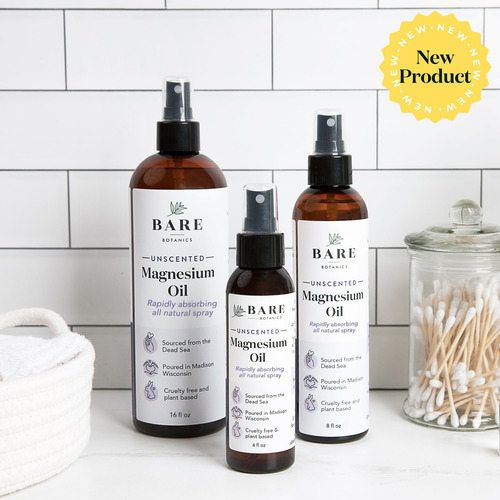 Aceite De Magnesio Bare Botanics Tópico En Espray 120 Ml