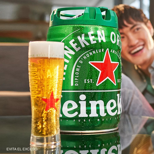 Barril De Cerveza Heineken De 5 L