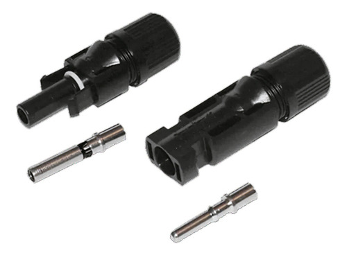 Conector Mc4 1000v 30a Set 5 Pares Macho Hembra Enertik