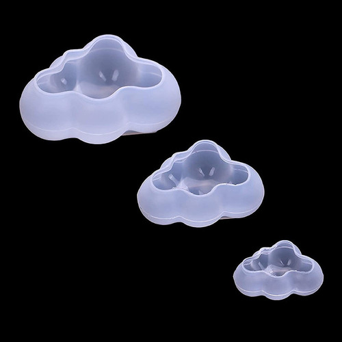 X 6 Piezas 3d Nube Molde De Silicona Para Fondant De