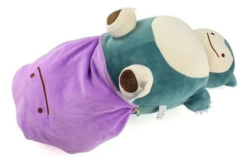 Muñeca De Peluche Snorlax Ditto Metamon De Adentro Hacia Afu